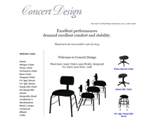Tablet Screenshot of concertdesign.com